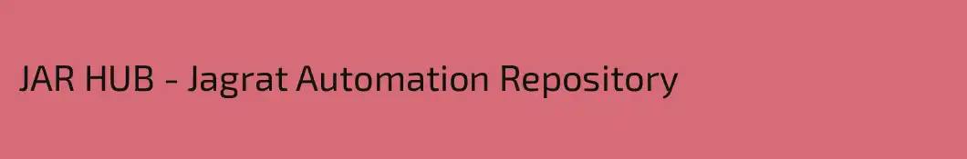JAR HUB - Jagrat Automation Repository